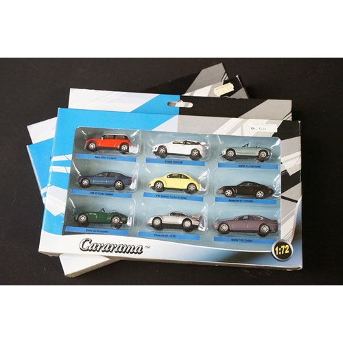 1118 - Collection of around 60 boxed/ cased/ carded diecast models to include 3 x Vanguards featuring VA170... 