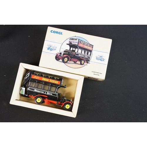 1122 - 45 Boxed Corgi diecast models to include 7 x Norbert Dentressangle, 5 x Eddie Stobart, 3 x Guinness,... 