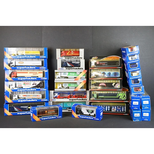 1124 - 24 Boxed Corgi Superhaulers diecast models plus 5 x boxed Corgi Wheelz diecast models, diecast ex, b... 