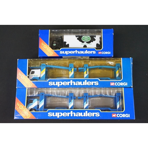 1124 - 24 Boxed Corgi Superhaulers diecast models plus 5 x boxed Corgi Wheelz diecast models, diecast ex, b... 