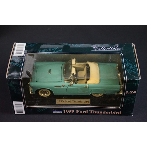 1221 - Five boxed diecast models to include 2 x 1/18 Motor Max Premier Collection (2001 Mini Cooper & Lexus... 