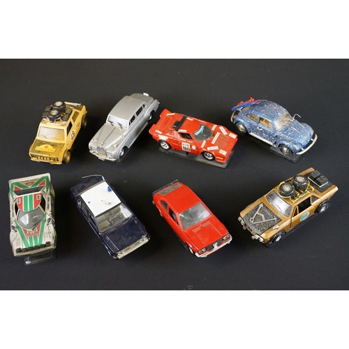 1224 - Collection of eight Burago and Polistil diecast models to include 7 x Polistil models featuring S15 ... 