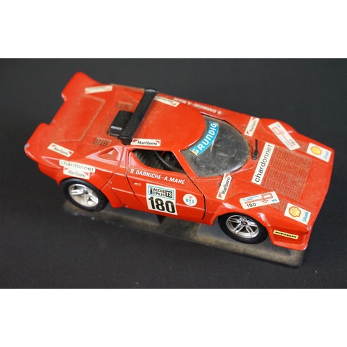 1224 - Collection of eight Burago and Polistil diecast models to include 7 x Polistil models featuring S15 ... 