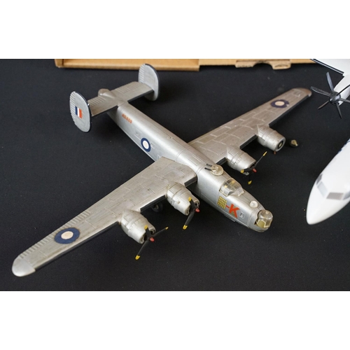 1228 - Collection of diecast, metal & plastic models, to include kit-built examples, featuring Crescent, Ho... 