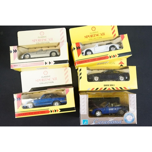 1230 - Collection of boxed & unboxed diecast models to include Britains farming models, boxed Burago 1/24 S... 