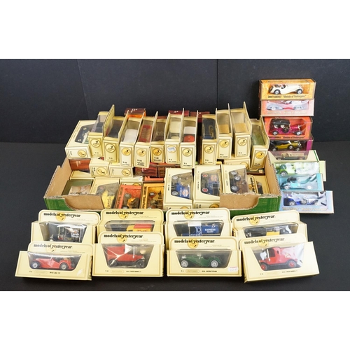 1257 - Around 60 Boxed Matchbox Models of Yesteryear diecast models, diecast ex, the odd box showing dentin... 