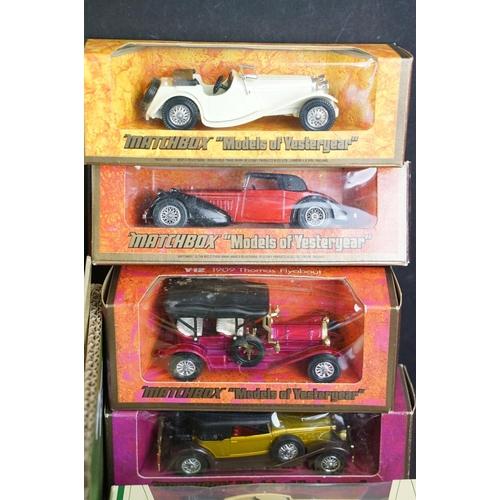 1257 - Around 60 Boxed Matchbox Models of Yesteryear diecast models, diecast ex, the odd box showing dentin... 