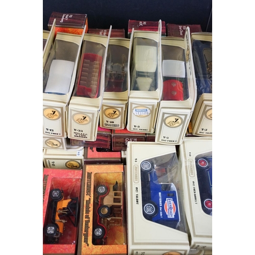 1257 - Around 60 Boxed Matchbox Models of Yesteryear diecast models, diecast ex, the odd box showing dentin... 