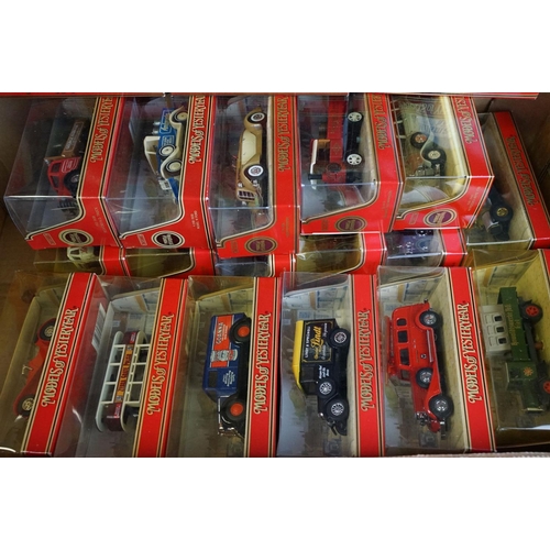 1258 - Around 45 Boxed Matchbox Models of Yesteryear diecast models, diecast ex, some boxes showing storage... 