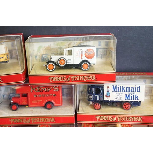 1258 - Around 45 Boxed Matchbox Models of Yesteryear diecast models, diecast ex, some boxes showing storage... 