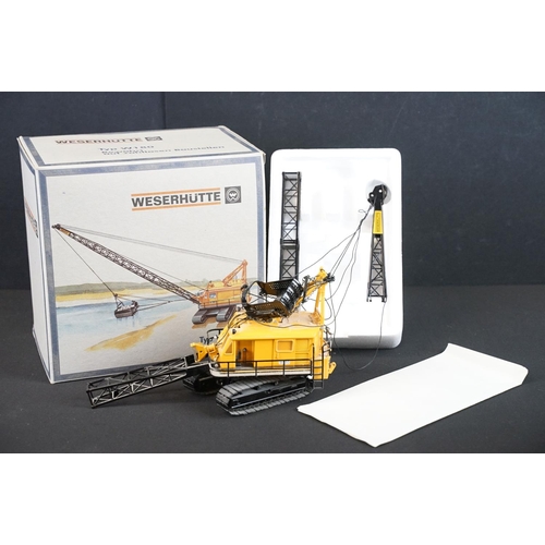 1259 - Boxed NZG 1/50 scale Model No. 500 Weserhutte Typ W180 Dragline Crawler diecast model, in inner poly... 