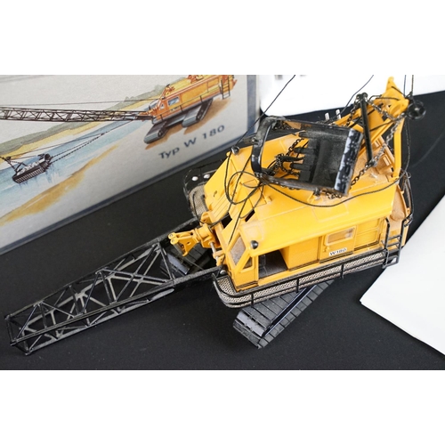 1259 - Boxed NZG 1/50 scale Model No. 500 Weserhutte Typ W180 Dragline Crawler diecast model, in inner poly... 