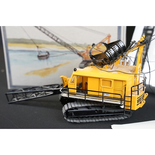 1259 - Boxed NZG 1/50 scale Model No. 500 Weserhutte Typ W180 Dragline Crawler diecast model, in inner poly... 