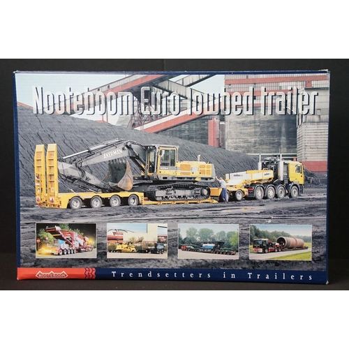 1260 - Boxed Conrad 1/50 scale Model No. 61114/0 Nooteboom Euro Lowbed Trailer with 4-Axle Extendible Lowbe... 