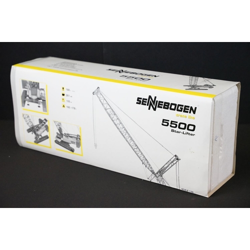 1262 - Boxed Conrad 1/50 scale Model No. 2733/0 Sennebogen Crane Line 5500 Star Lifter diecast model, in in... 