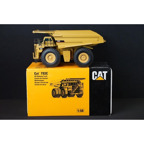 1263 - Boxed NZG 1/50 scale Model No. 403 CAT Caterpillar 793C Off Highway Truck diecast model, in inner po... 