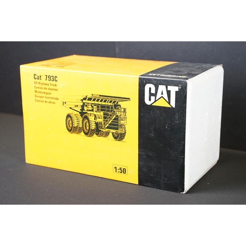 1263 - Boxed NZG 1/50 scale Model No. 403 CAT Caterpillar 793C Off Highway Truck diecast model, in inner po... 