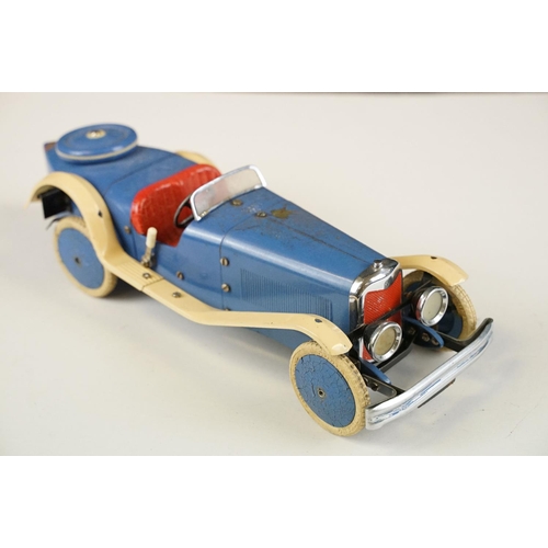 1284 - Original Meccano Constructor Car No. 2 in Blue with red interior and red grill complete with mudguar... 