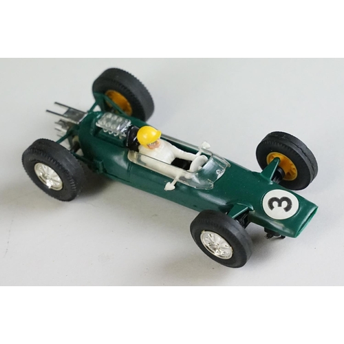 1286 - Five boxed Triang Scalextric racing car models to include C54 Lotus Racing Car in yellow, C82 Lotus ... 