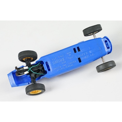 1286 - Five boxed Triang Scalextric racing car models to include C54 Lotus Racing Car in yellow, C82 Lotus ... 