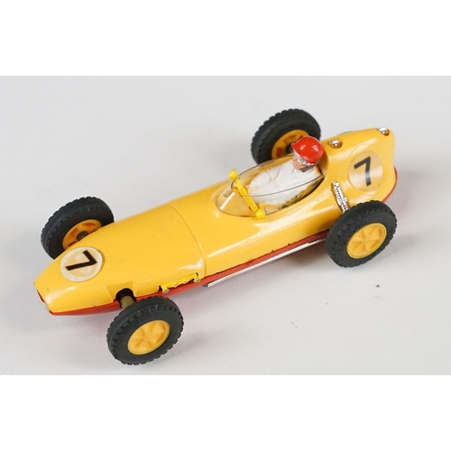 1286 - Five boxed Triang Scalextric racing car models to include C54 Lotus Racing Car in yellow, C82 Lotus ... 