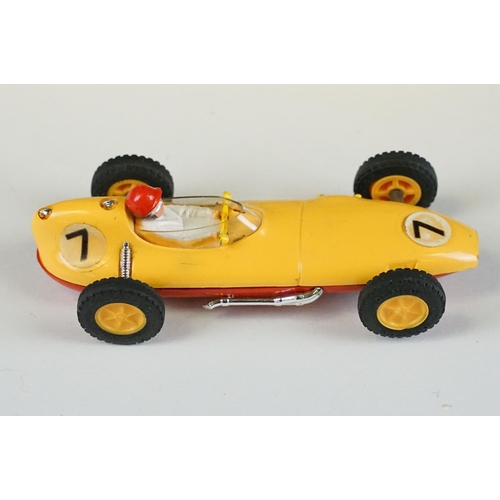 1286 - Five boxed Triang Scalextric racing car models to include C54 Lotus Racing Car in yellow, C82 Lotus ... 