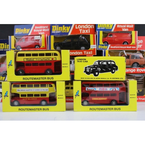 1313 - 18 Boxed diecast models to include 9 x Dinky (2 x 410, 284, 123, 278, 381, 192, 385 & 241), 5 x Budg... 