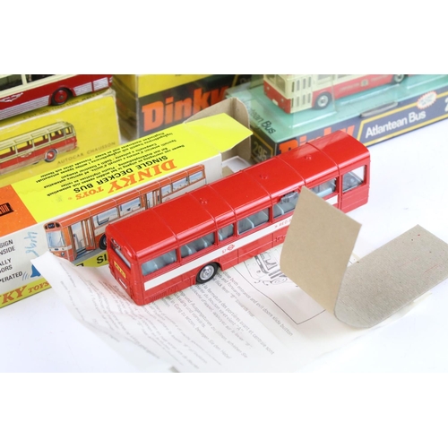 1314 - Five boxed Dinky diecast models to include 952 Vegas Major Luxury Coach (showing some paint wear), 2... 