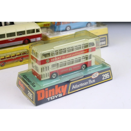 1314 - Five boxed Dinky diecast models to include 952 Vegas Major Luxury Coach (showing some paint wear), 2... 