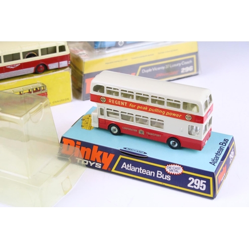 1314 - Five boxed Dinky diecast models to include 952 Vegas Major Luxury Coach (showing some paint wear), 2... 