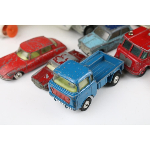 1315 - Collection of 24 play worn diecast models, mostly mid 20th C, to include Dinky, Corgi, Matchbox & To... 