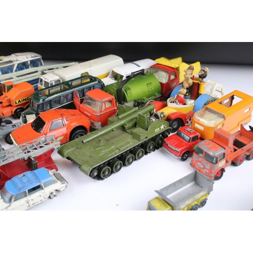 1315 - Collection of 24 play worn diecast models, mostly mid 20th C, to include Dinky, Corgi, Matchbox & To... 