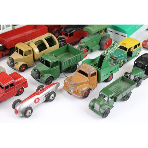 1317 - Collection of 19 Mid 20th C Dinky diecast models to include Dumper Truck, 3 x Foden Flat Bed Trucks ... 