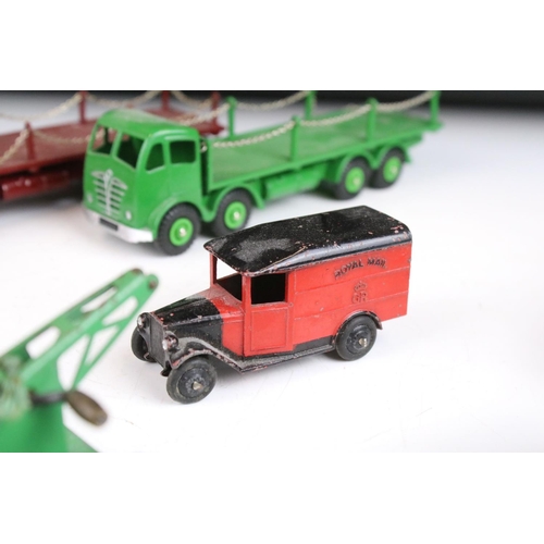 1317 - Collection of 19 Mid 20th C Dinky diecast models to include Dumper Truck, 3 x Foden Flat Bed Trucks ... 