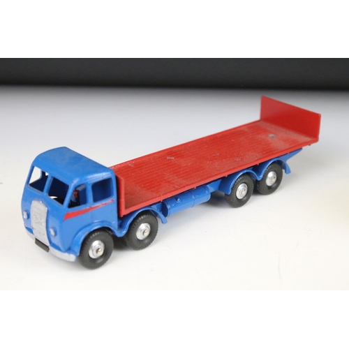 1317 - Collection of 19 Mid 20th C Dinky diecast models to include Dumper Truck, 3 x Foden Flat Bed Trucks ... 