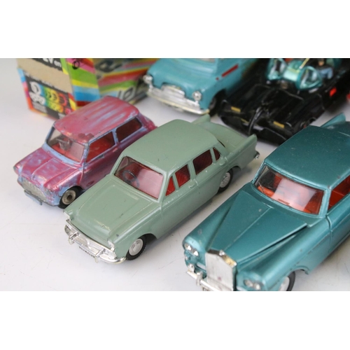 1318 - Collection of 14 diecast models, mostly mid 20th C, to include Dinky, Triang Spot-On, Corgi, Matchbo... 