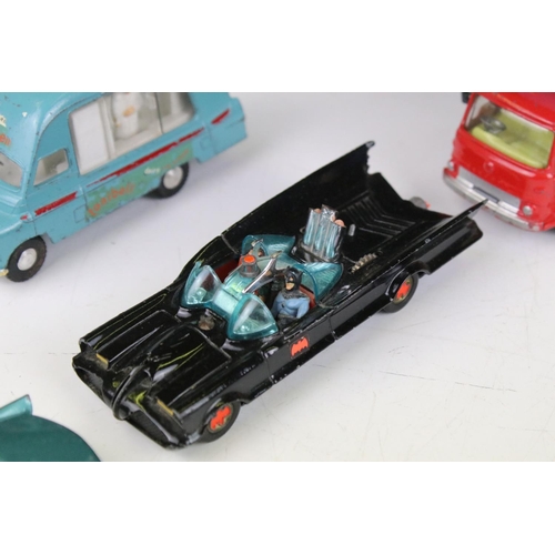 1318 - Collection of 14 diecast models, mostly mid 20th C, to include Dinky, Triang Spot-On, Corgi, Matchbo... 