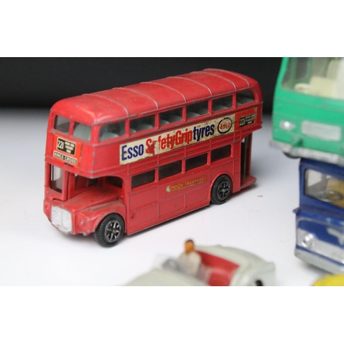 1319 - Collection of over 40 play worn diecast models, mostly mid 20th C examples, to include Corgi, Dinky,... 