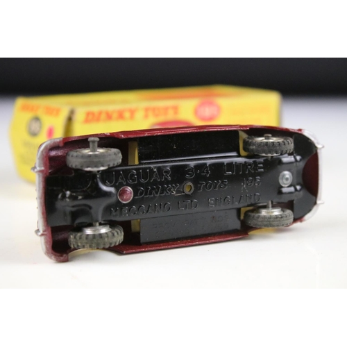 1353 - Seven boxed Dinky diecast models to include 260 Royal Mail Van, 238 Jaguar Tyoe D Racing Car in turq... 