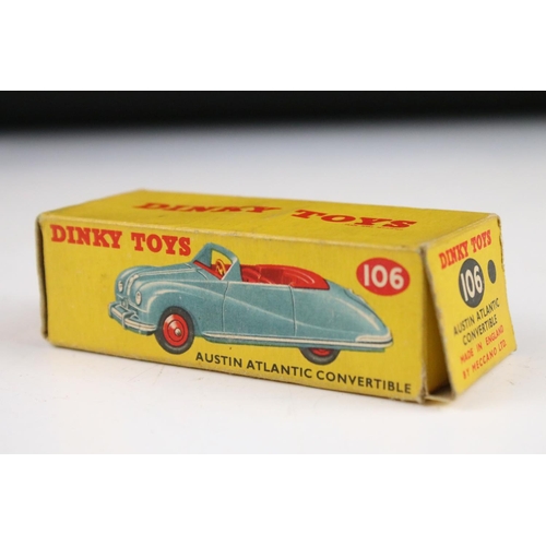 1353 - Seven boxed Dinky diecast models to include 260 Royal Mail Van, 238 Jaguar Tyoe D Racing Car in turq... 