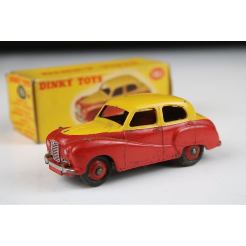 1353 - Seven boxed Dinky diecast models to include 260 Royal Mail Van, 238 Jaguar Tyoe D Racing Car in turq... 