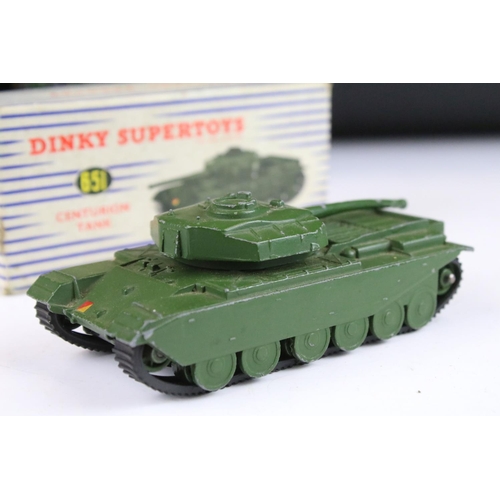 1355 - Six boxed Dinky military diecast models to include 697 25 Pounder Field Gun Set, 2 x 693 7.2 Howitze... 