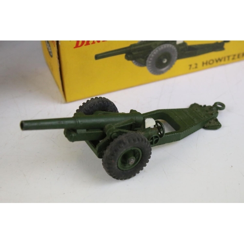 1355 - Six boxed Dinky military diecast models to include 697 25 Pounder Field Gun Set, 2 x 693 7.2 Howitze... 