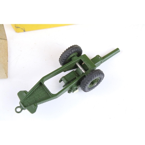 1355 - Six boxed Dinky military diecast models to include 697 25 Pounder Field Gun Set, 2 x 693 7.2 Howitze... 