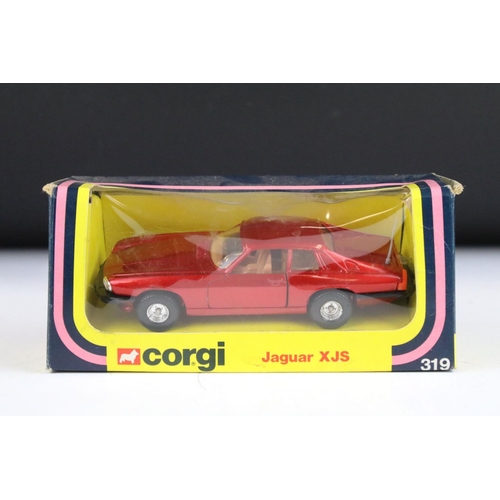 1356 - Seven boxed diecast models to include 5 x Corgi (319 Jaguar XJS in metallic red, 285 Mercedes Benz 2... 