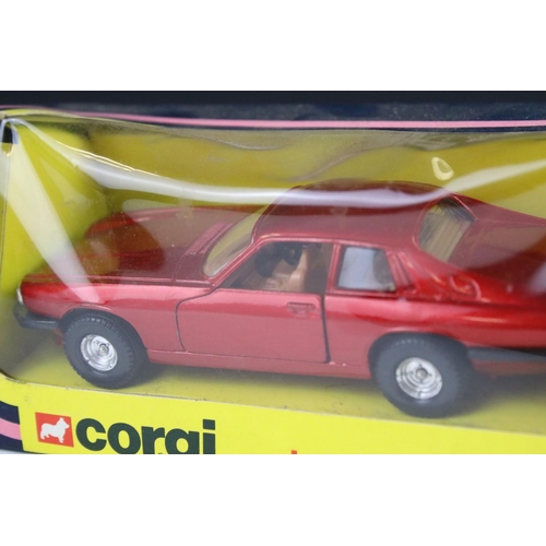 1356 - Seven boxed diecast models to include 5 x Corgi (319 Jaguar XJS in metallic red, 285 Mercedes Benz 2... 