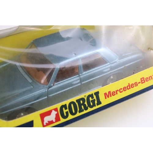 1356 - Seven boxed diecast models to include 5 x Corgi (319 Jaguar XJS in metallic red, 285 Mercedes Benz 2... 