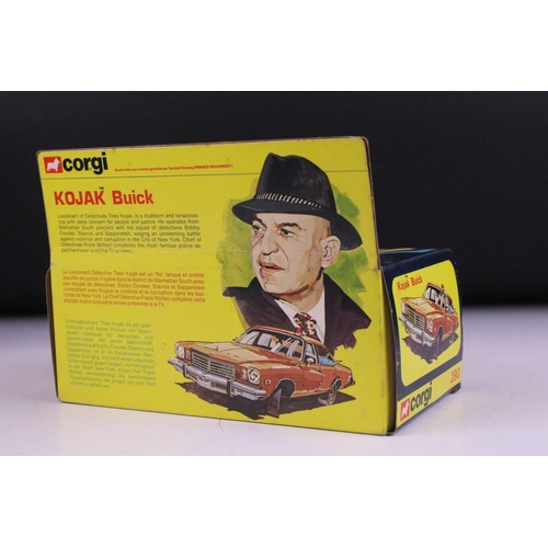 1357 - Two boxed Corgi TV related diecast model & figure sets to include 290 Kojak Buick (box shows denting... 