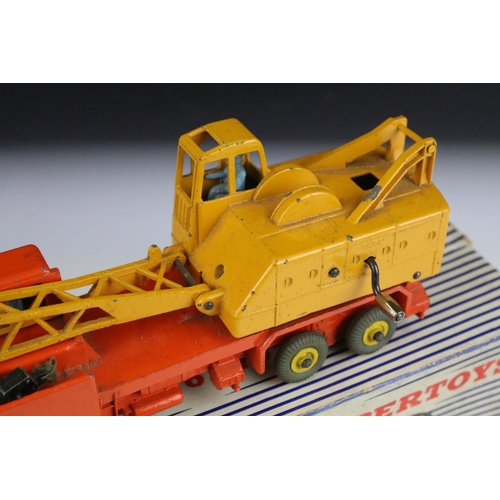 1360 - Five boxed Dinky Supertoys diecast models to include 905 Foden Flat Truck with chains (poles and cha... 