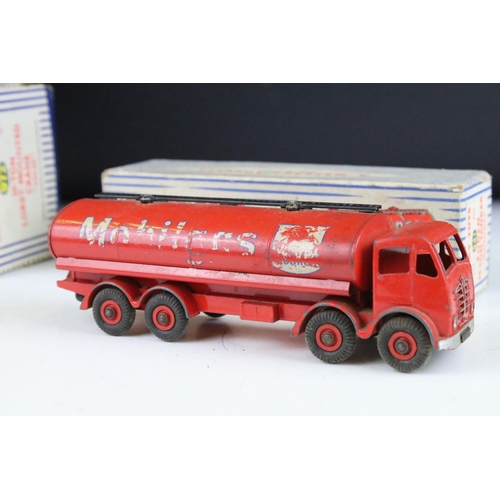 1360 - Five boxed Dinky Supertoys diecast models to include 905 Foden Flat Truck with chains (poles and cha... 